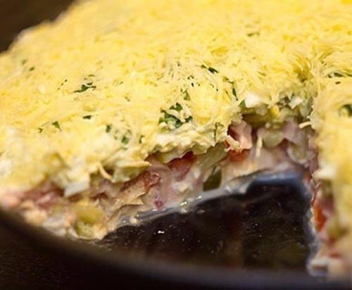 Салат Русская Красавица.