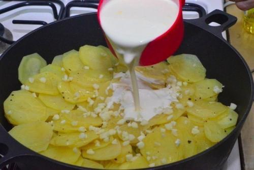 Картошка с грибами в сливках. 05 Картошка с грибами в сливках. 05