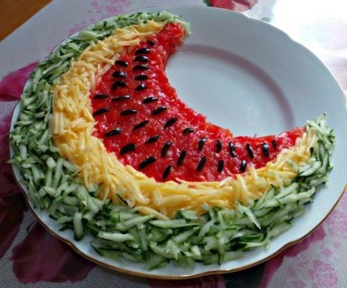 Салат Арбузная Долька.