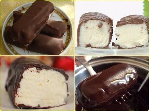 Творожные сырки (без консервантов).

