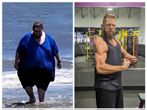 Мужчина из США похудел на 159 кг за 2 года из-за страха за здоровье. 02