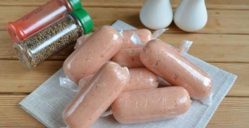 Домашние сосиски с курицей. 06 Домашние сосиски с курицей. 06