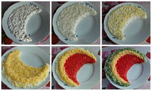 Салат Арбузная Долька. 01