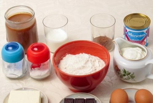 Торт День и Ночь со сгущенкой. 01 Торт День и Ночь со сгущенкой. 01