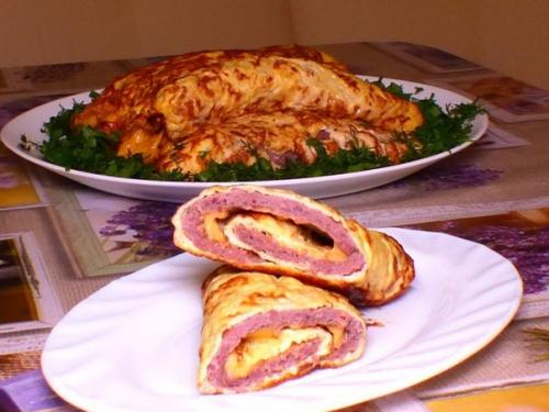 Бризоль с сыром.
