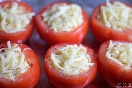 Помидоры, фаршированные куриным Филе и овощами. 08