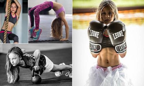 Девятилетняя американка курс физподготовки вмс сша сдала. 

