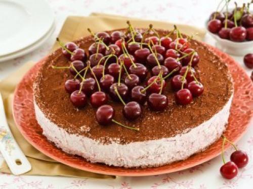 Творожно - ягодный торт (без выпечки. 04 Творожно - ягодный торт (без выпечки. 04