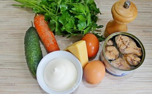 Салат Ветка Сирени. 01 Салат Ветка Сирени. 01