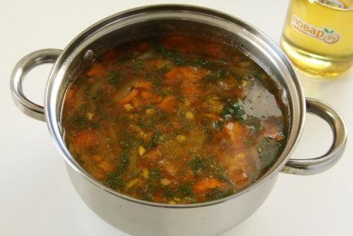 Суп Охотничий.  Ингредиенты: 05