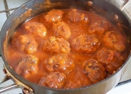 Котлеты с подливой. 04