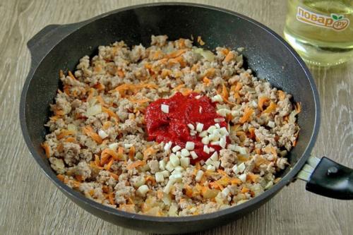 Макароны по-флотски с томатной пастой. 02