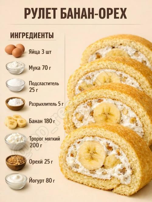 5 простых рулетов к чаю - когда хочется чего-нибудь вкусного без сложной готовки. 01