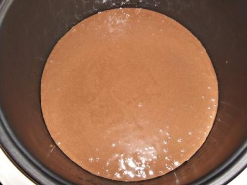 Шоколадное кухэ в мультиварке. 06 Шоколадное кухэ в мультиварке. 06