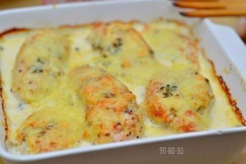 Фитнес - ужин: куриное Филе в сливочном соусе. 06