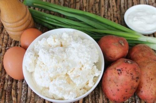 Картофельно - творожная запеканка. 01