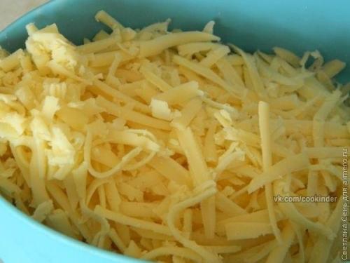 Грибной салат с курицей. 03