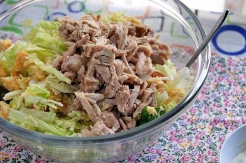 Салат Цезарь по-русски. 05