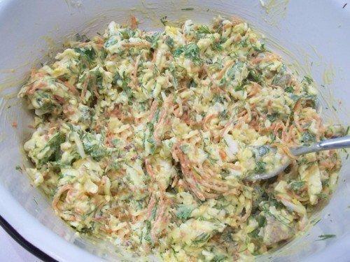 Быстрая закуска из лаваша с еврейским салатом. 04 Быстрая закуска из лаваша с еврейским салатом. 04