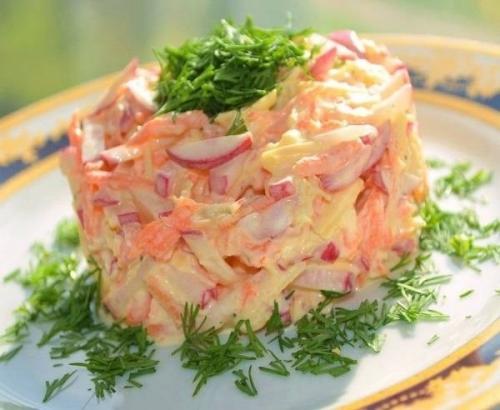 Салат Витаминка.  Ингредиенты: