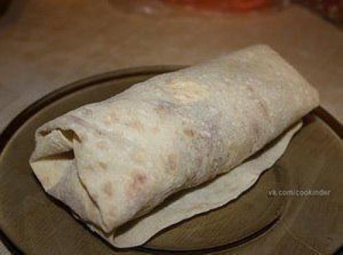 Домашняя шаурма.  Ингредиенты: 04