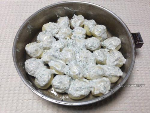 Молодой картофель под сметанным соусом. 05 Молодой картофель под сметанным соусом. 05