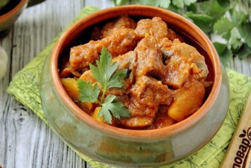 Меджимурский гуляш. Ингредиенты: Меджимурский гуляш. Ингредиенты: