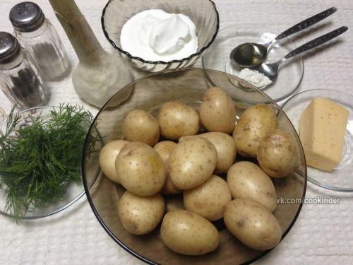 Молодой картофель под сметанным соусом. 01 Молодой картофель под сметанным соусом. 01
