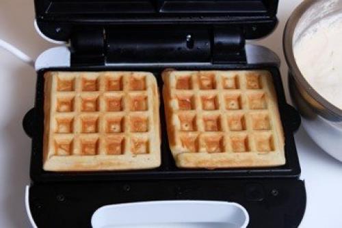 Венские вафли в вафельнице. 07 Венские вафли в вафельнице. 07