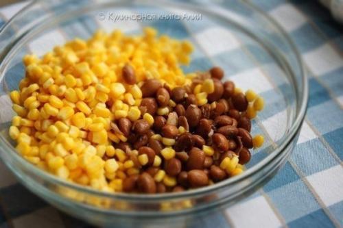 Салат с курицей и кукурузой. 02 Салат с курицей и кукурузой. 02