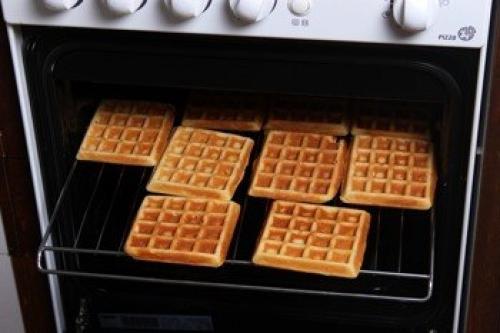 Венские вафли в вафельнице. 08 Венские вафли в вафельнице. 08