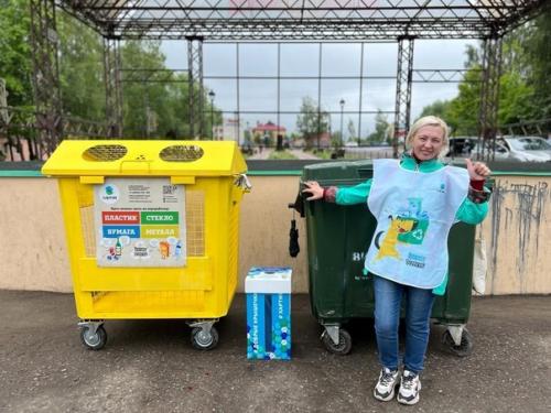 Акция по раздельному сбору отходов в петушках. 03