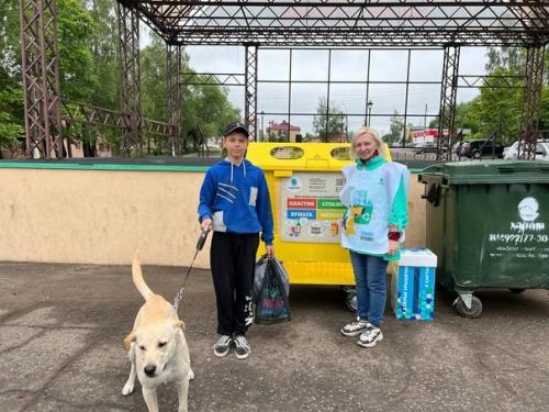 Акция по раздельному сбору отходов в петушках. 02