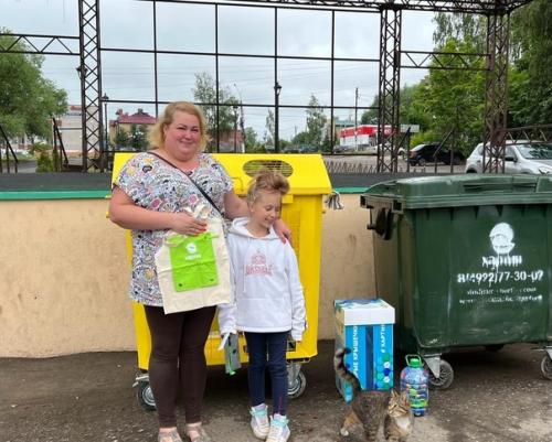 Акция по раздельному сбору отходов в петушках. 04
