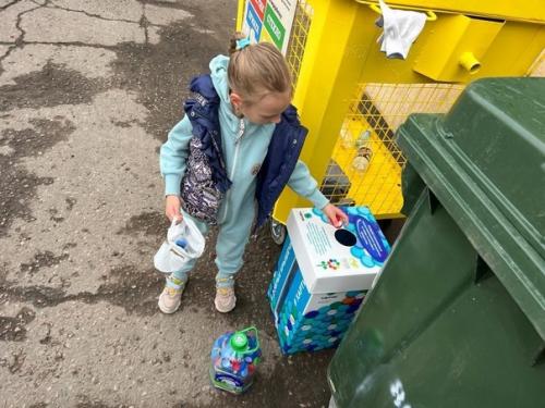 Акция по раздельному сбору отходов в петушках. 01