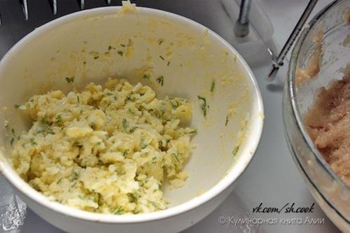 Котлеты с очень вкусной начинкой. 02