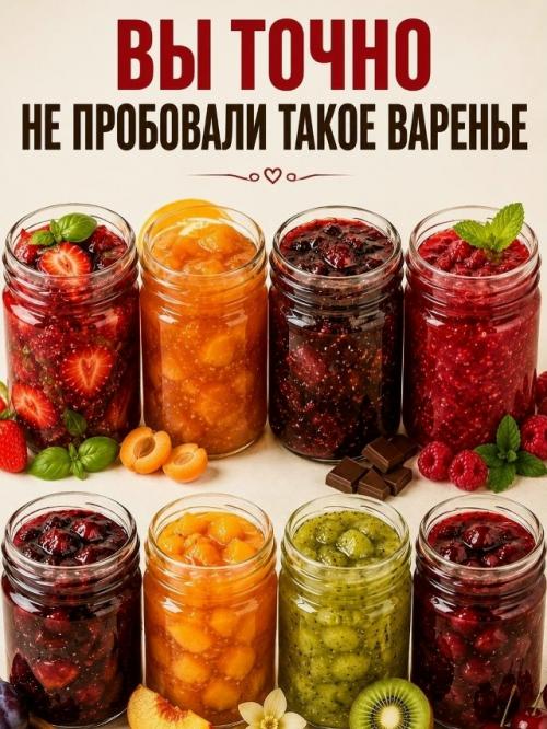 Вы точно не пробовали такое варенье.
