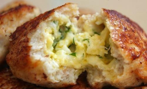 Котлеты с очень вкусной начинкой. 01