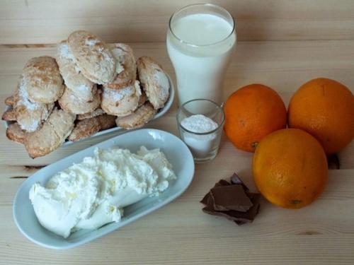 Апельсиновый тирамису.  Ингредиенты: 01