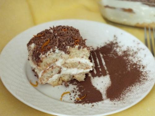 Апельсиновый тирамису.  Ингредиенты: