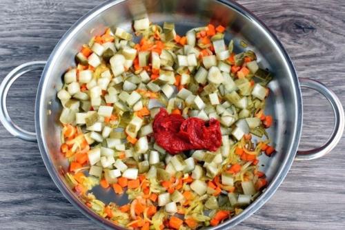 Рассольник с копченостями. 02