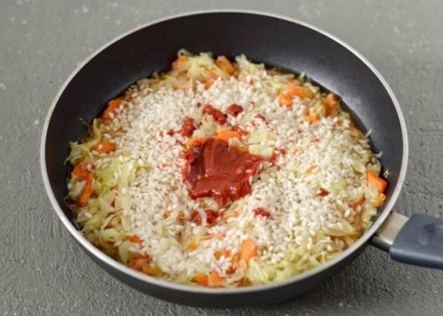 Капуста по-гречески.  Ингредиенты: 01