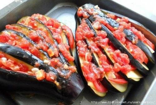 Фаршированные баклажаны.   Список ингредиентов. 05