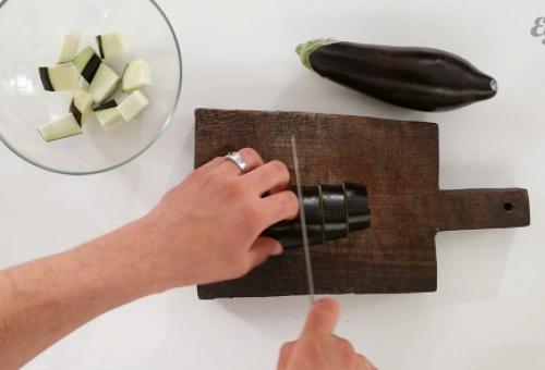 Нут с баклажаном. 02 Нут с баклажаном. 02