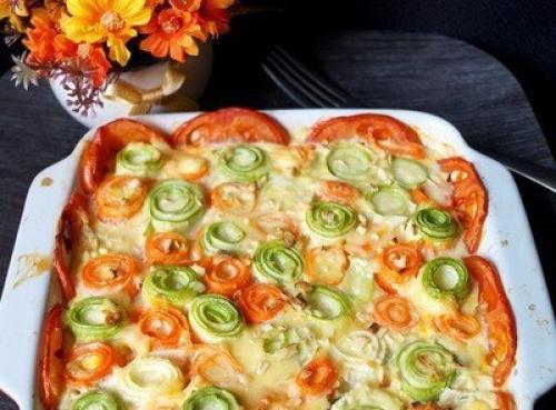 Красивая овощная запеканка?