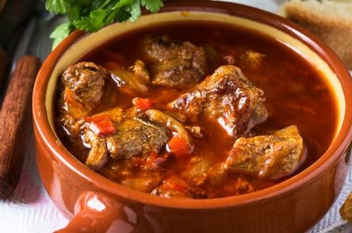 Венгерский гуляш со сладким перцем. 02 Венгерский гуляш со сладким перцем. 02