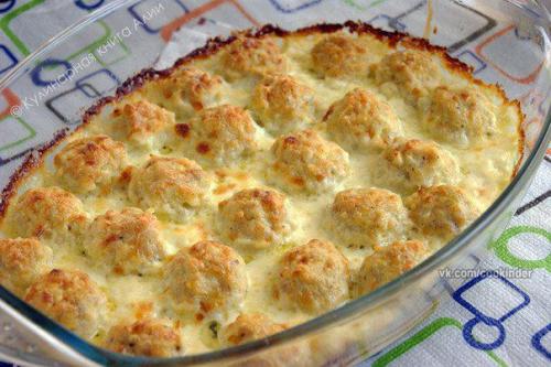 Куриные шарики в сливочном соусе. 07 Куриные шарики в сливочном соусе. 07