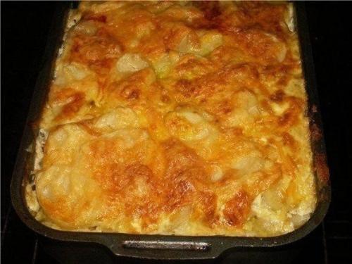 Мясная запеканка.  Любимый рецепт моей мамы.