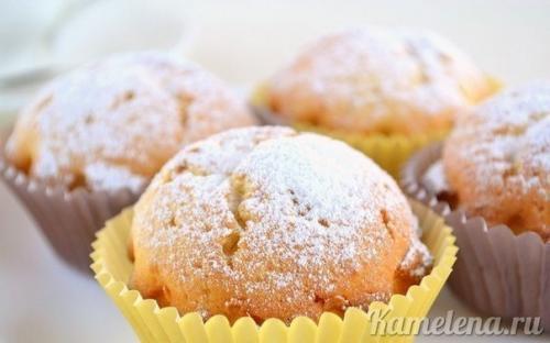 Творожные кексы.  Нежные мягкие творожные кексы.