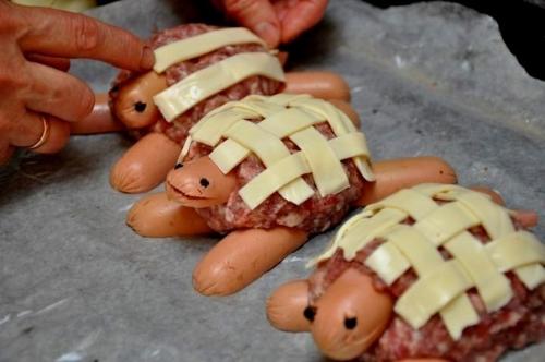 Котлеты Черепашки.   Ингредиенты: 04